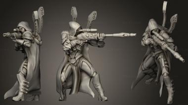 Military figurines Scout 3 3d model